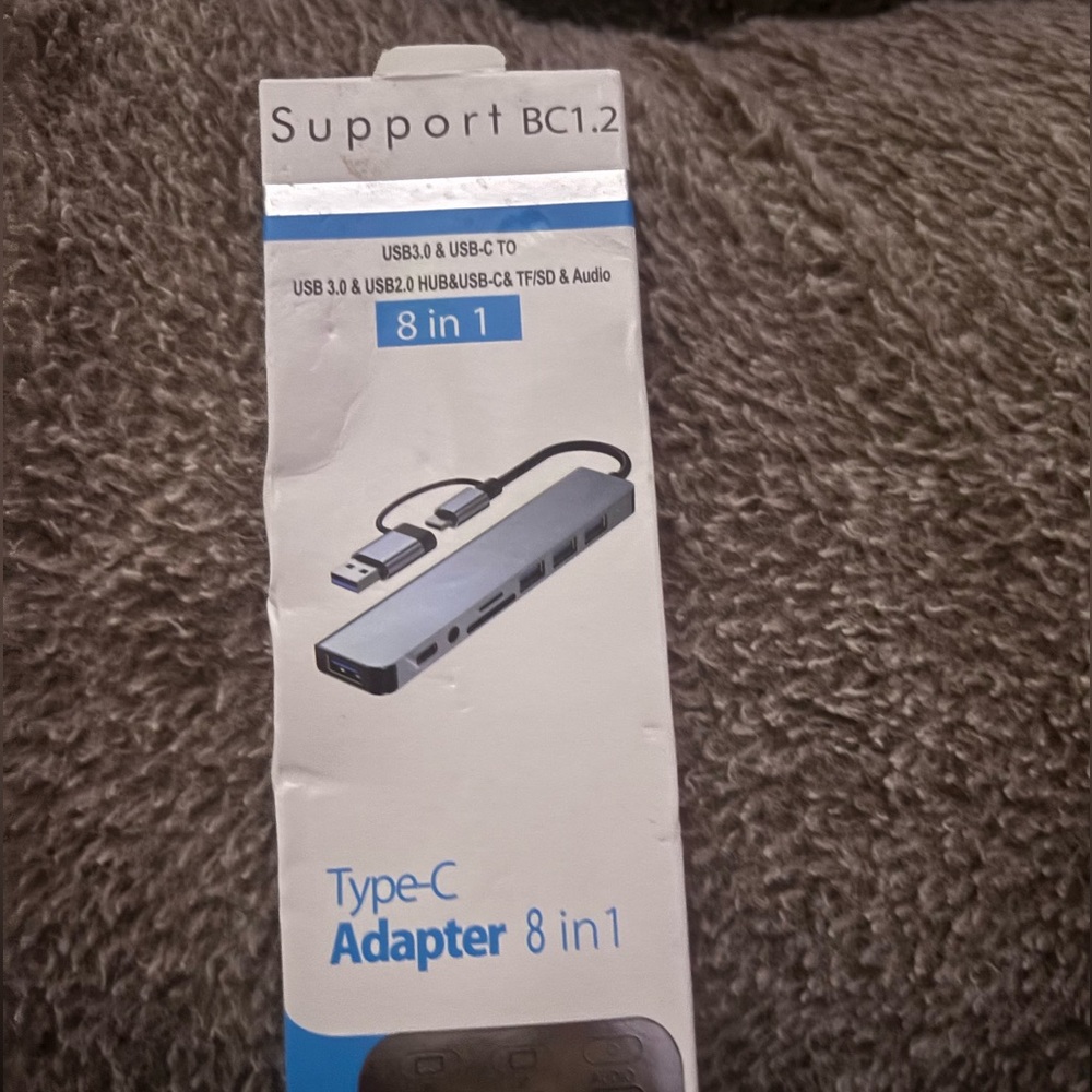New Support BC1.2  type C adapter